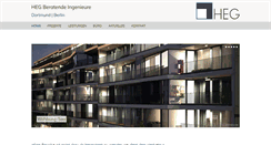 Desktop Screenshot of ingenieure-heg.de