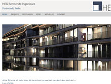 Tablet Screenshot of ingenieure-heg.de